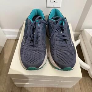 Saucony Running Shoes Memory Foam Women's 9 Purple Turquoise